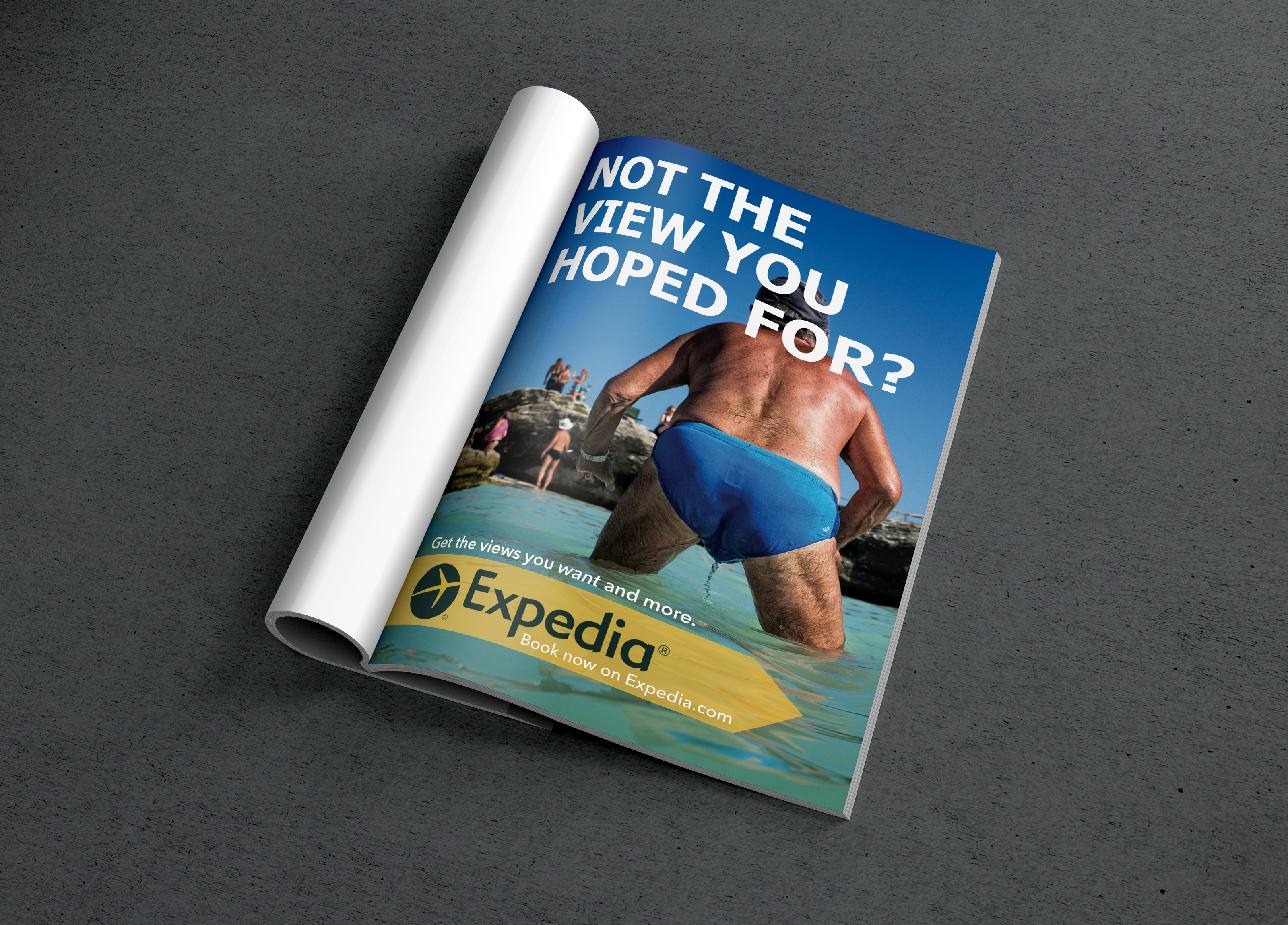expedia magazine advertisement